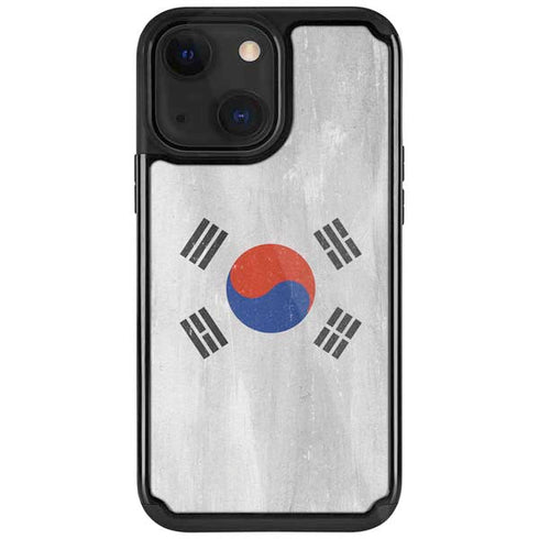 South Korean Flag Distressed iPhone 13 Cargo Case